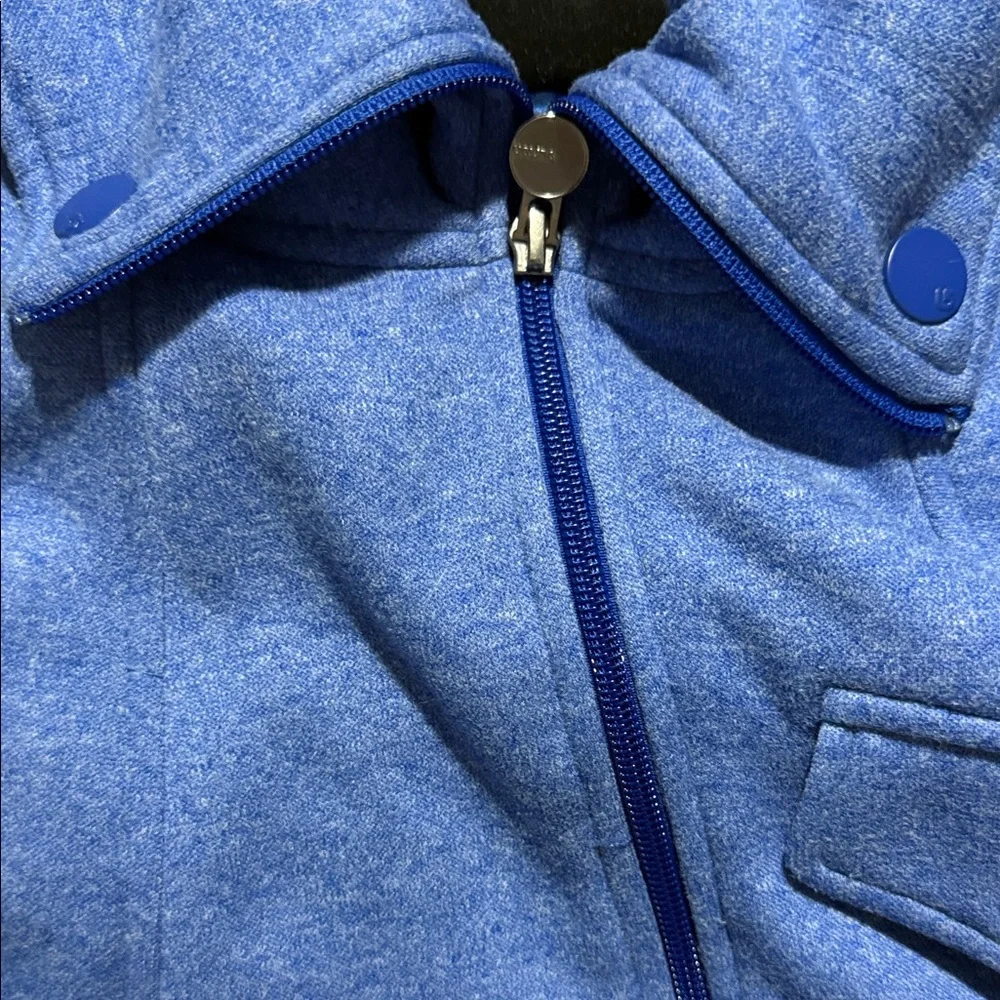Burton Royal Blue Sleeveless Zip Hoodie Vest
